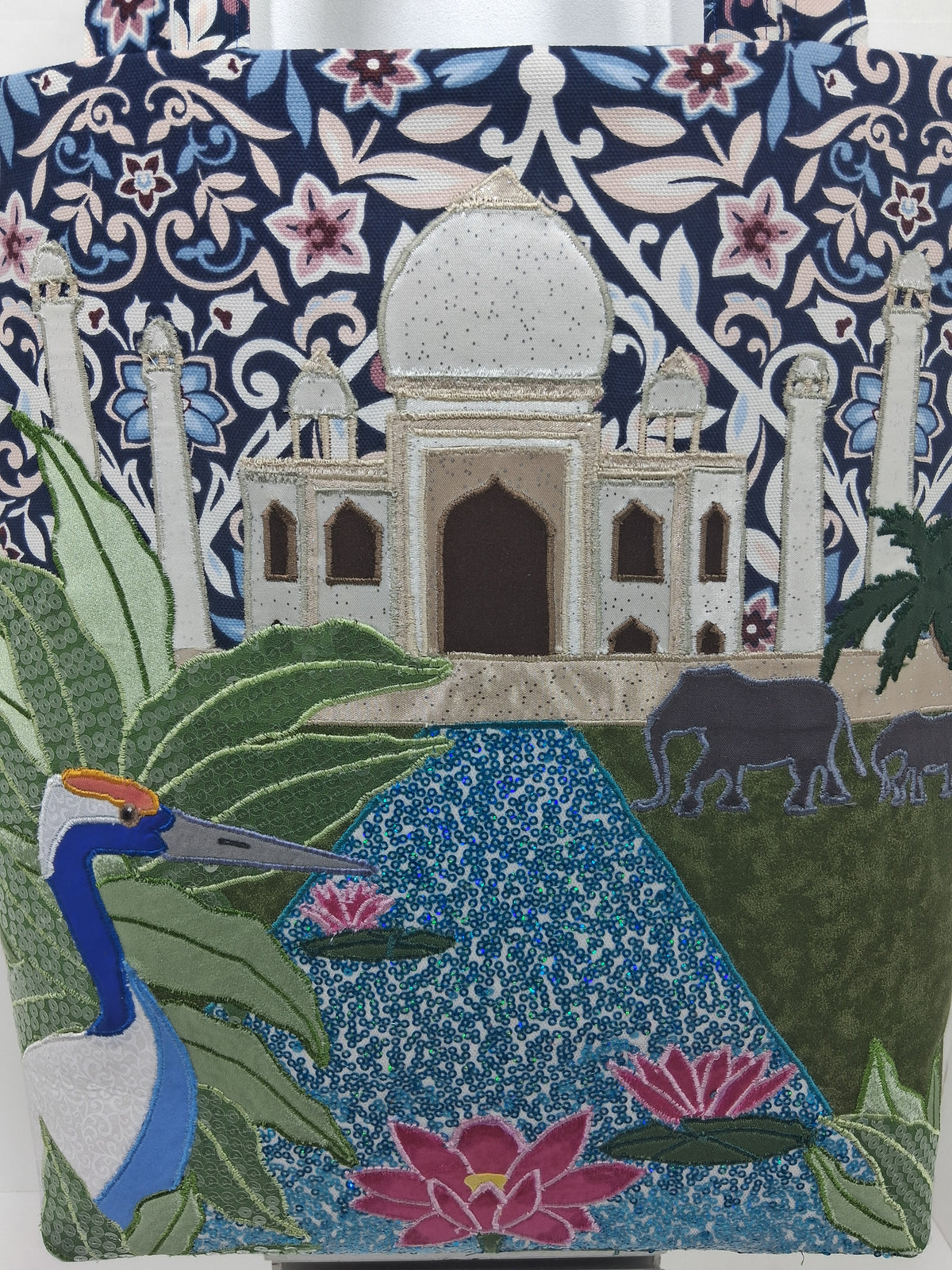 India in Bloom Tote Bag